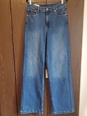 GAP Tall Women's Wide Leg Jeans Dark Wash